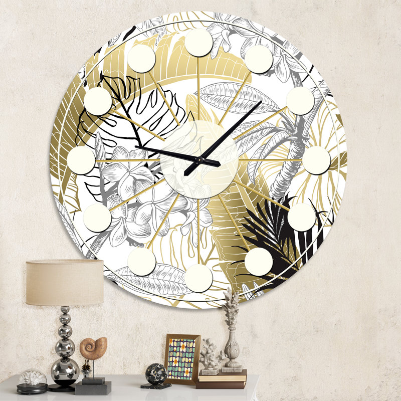 Horloge murale Mid-Century, Moyenne