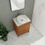 Meuble-lavabo simple 24,07 po avec plateau en pierre Kayène