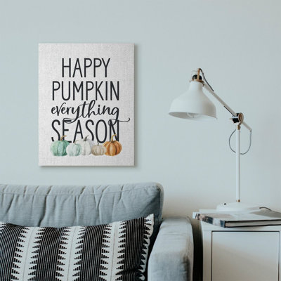 «Happy Pumpkin Everything», reproduction d'art textuel
