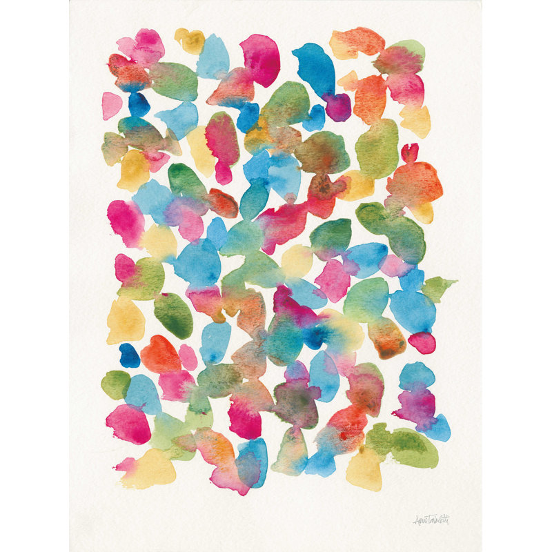 Colourful Abstract I, 16" H x 12" W