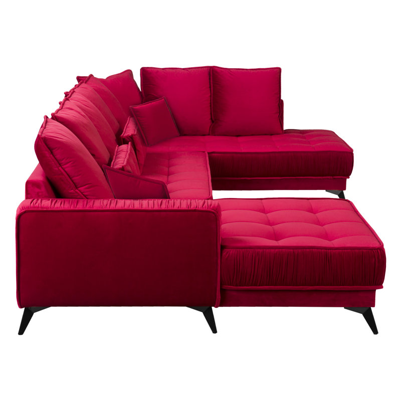 Arnljot Corner Sofa, Red