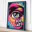 Eye Pop Art - Wrapped Canvas-1608372568-1608372559