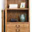 27.56" Brown Standard Solid  Wood Display & China Cabinets