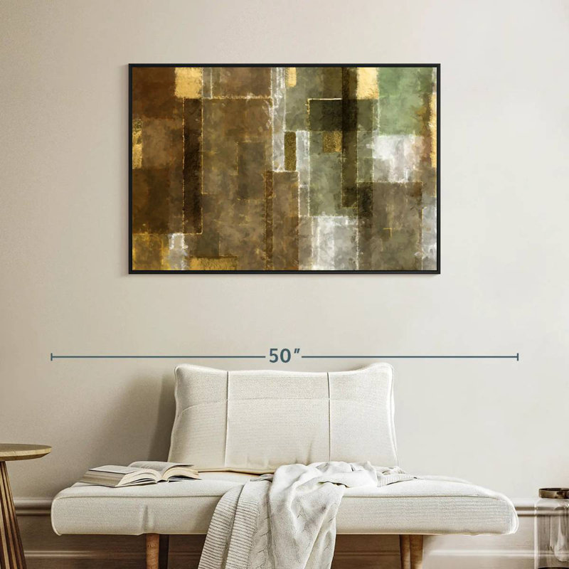 Motif géométrique abstrait Avery, H 27 po x l 40 po