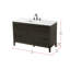Meuble-lavabo simple 54 po en chêne chocolat-588349403-588349404