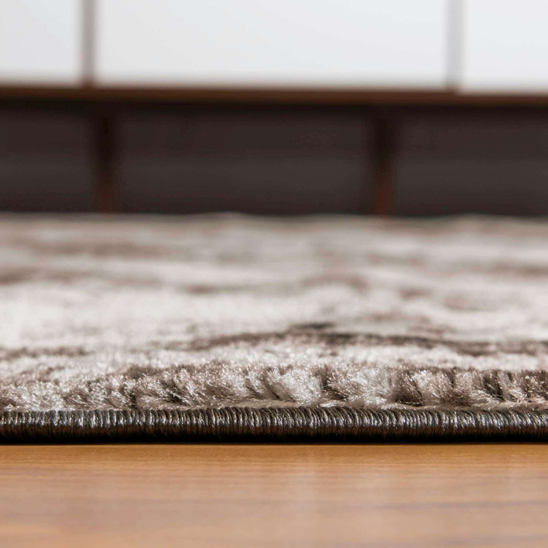 Oneita Ikat Indoor Rug, Round 4'