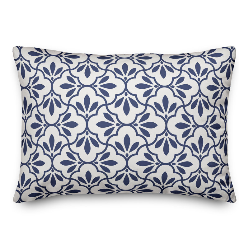  Housse et insert de coussin rectangulaire Quatrefoil