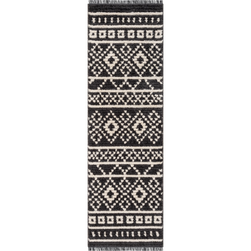 Maya Moroccan Area Rug, Runner 90 x 220cm