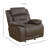 Aprill Faux Leather Power Recliner