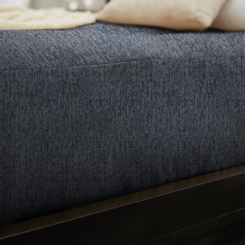 Matelas de futon Dirksen, Grand, 10 po, Bleu gris