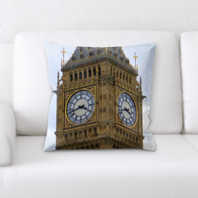 Microsuede Reversible Throw Pillow