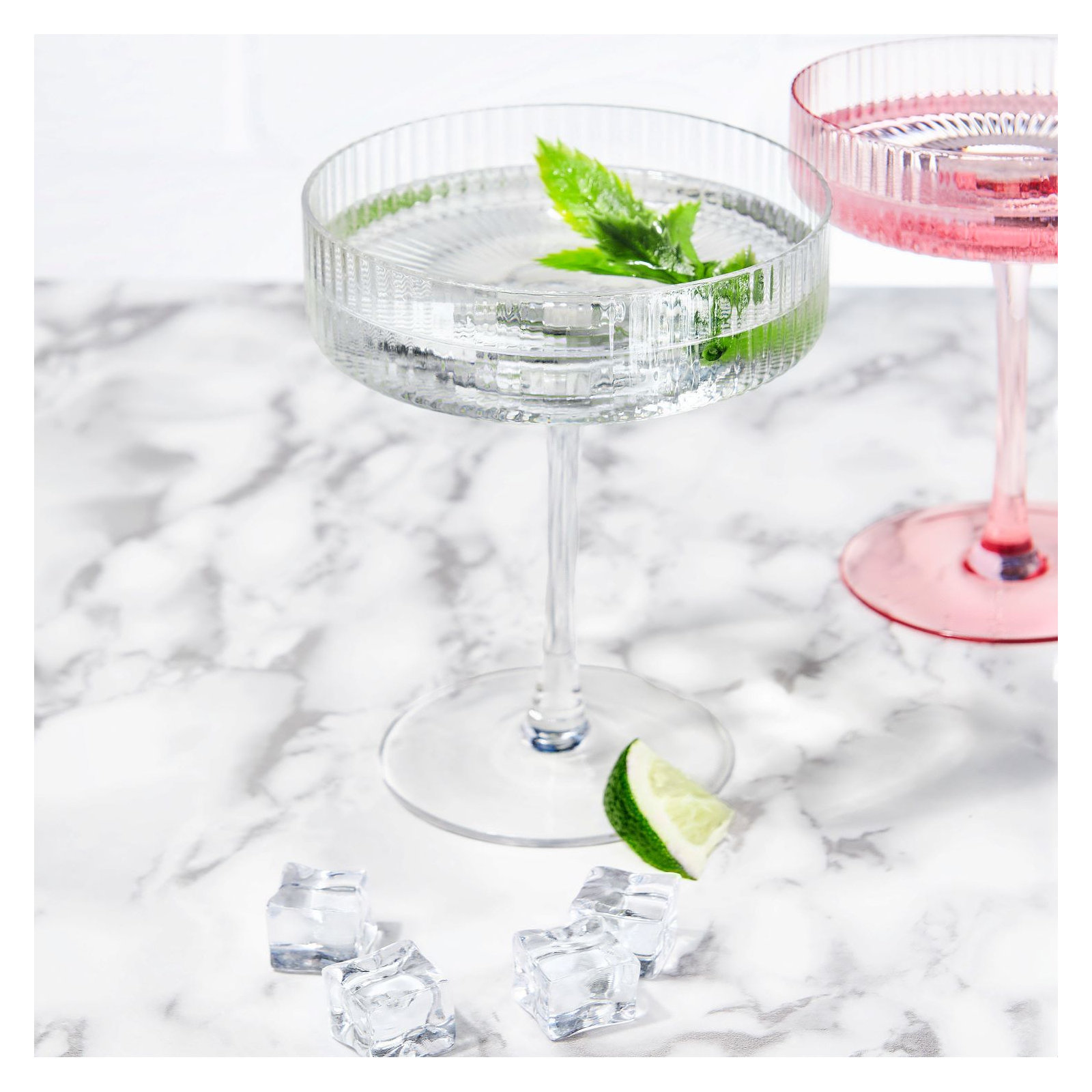 Harmon 10oz. Crystal Coupe Set, Clear