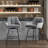 Balwant Swivel Upholstered 26.3'' Counter Stool with Metal Frame(Set of 2)-984710028