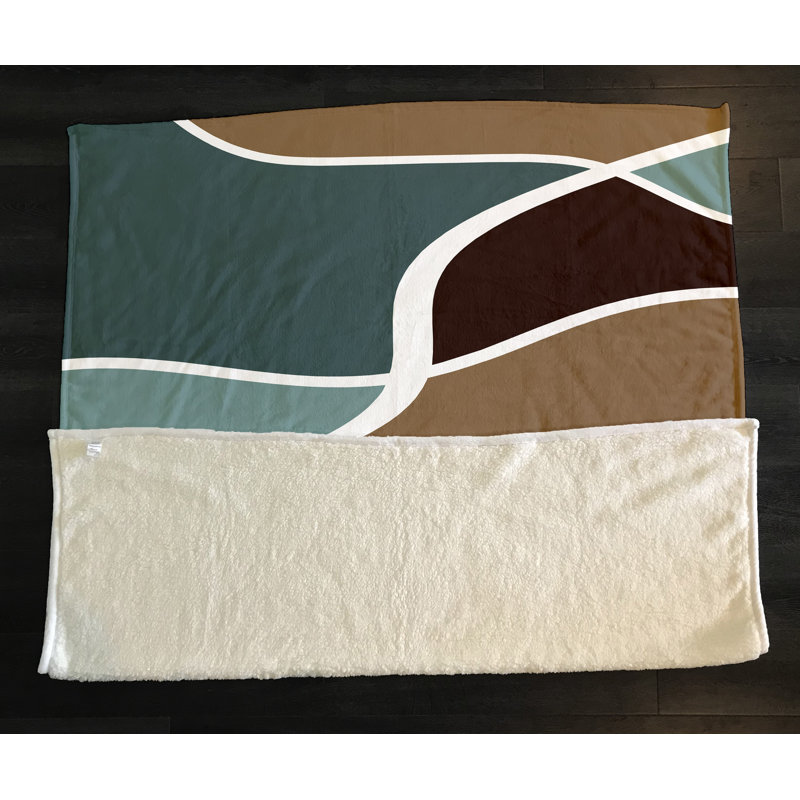 Plain Weave / Muslin Throw Blanket, Abstract