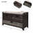 Entryway Bench with Removable Basket and Drawers-966252596