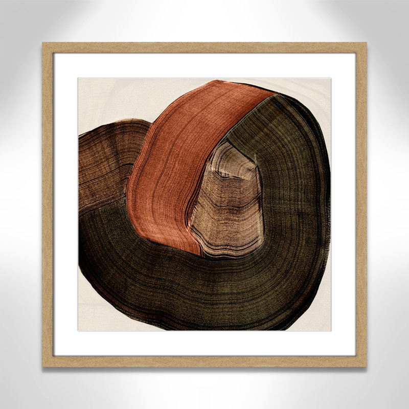 «Folded Earth II» par , Imprimé mat, Natural, L 23,5 po x H 23,5 po