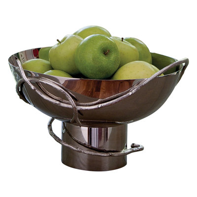 Twig Nickel Decorative Bowl