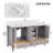 60-inch Bathroom Vanity With Engineered Stone Top-2023177862