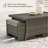 Keaisha 5 Person Outdoor Conversation Furniture Set Seating Group With Coffee Table And Cushions-2094500627-2094500626