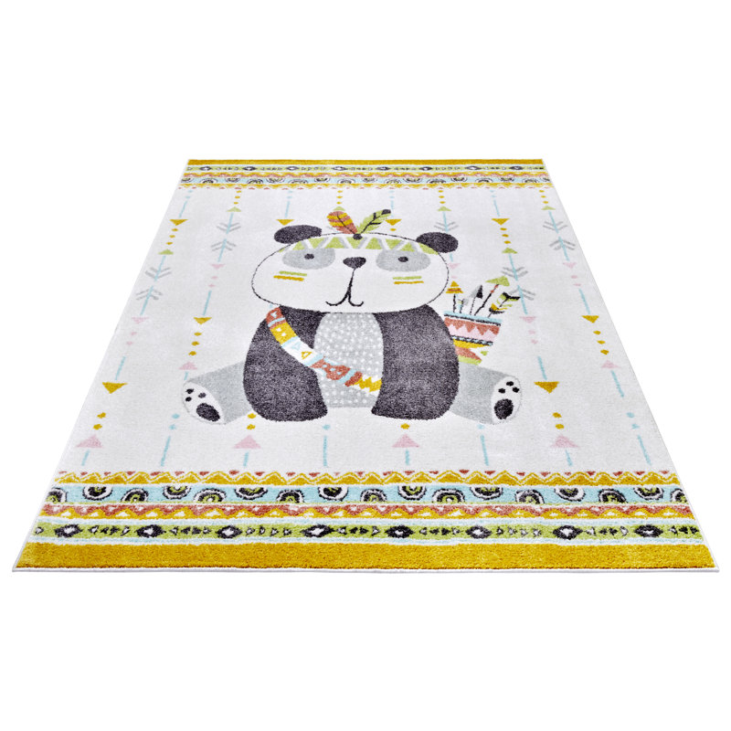 Adventures Children White Rug, Rectangular 120 x 170cm