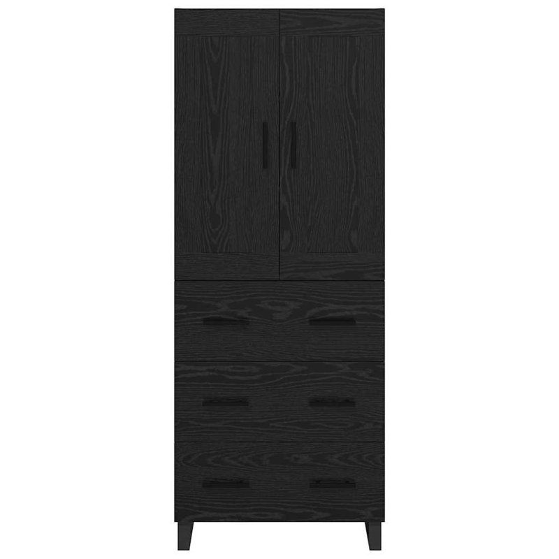 69.5cm Sideboard, Black Oak