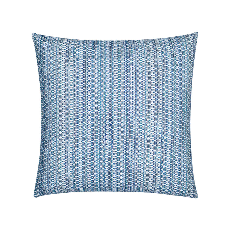 Kaleidoscope Indoor/Outdoor Pillow Cover & Insert, Blue, 20" x 20", Square