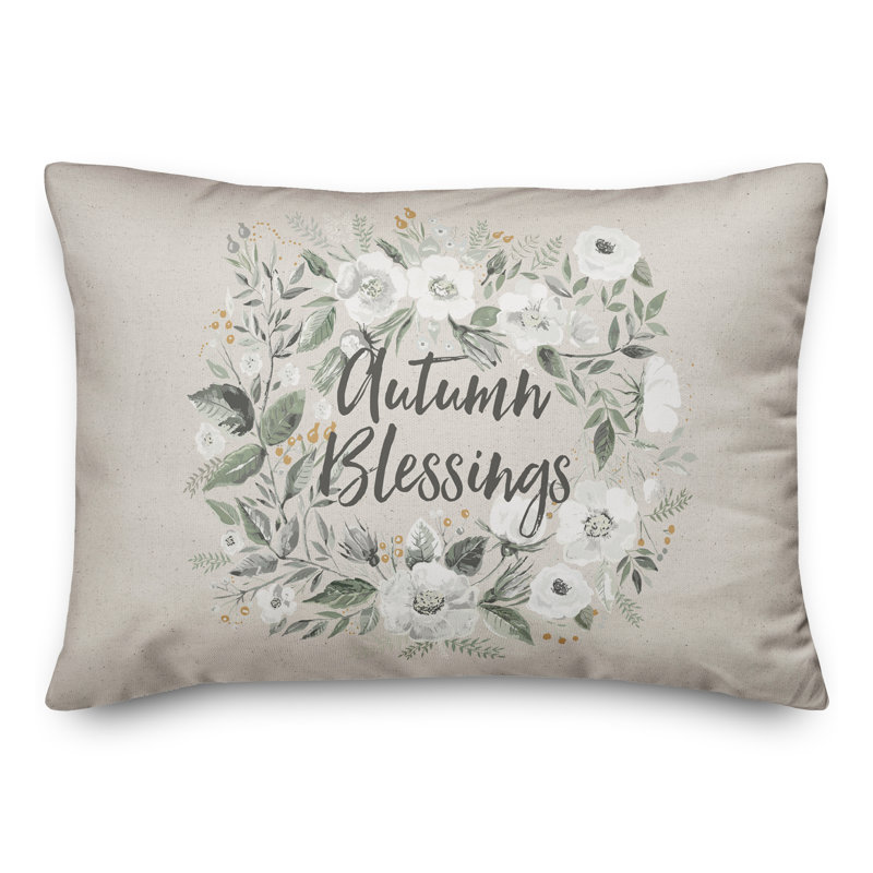 Floral Throw Pillow