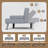 Cashten Single 65'' Upholstered Convertible Sofa-215414776