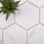 Carreau de mosaïque en porcelaine alvéolaire pour mur et plancher 4 po x 4 po Perfection-94848064