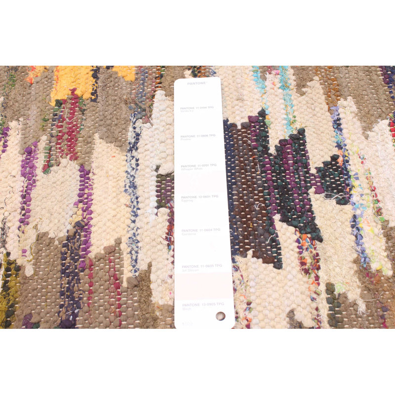 Couleur couleur crème, kilim olive, Rectangle 9 pi x 12 pi