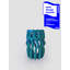 Vase givré bleu