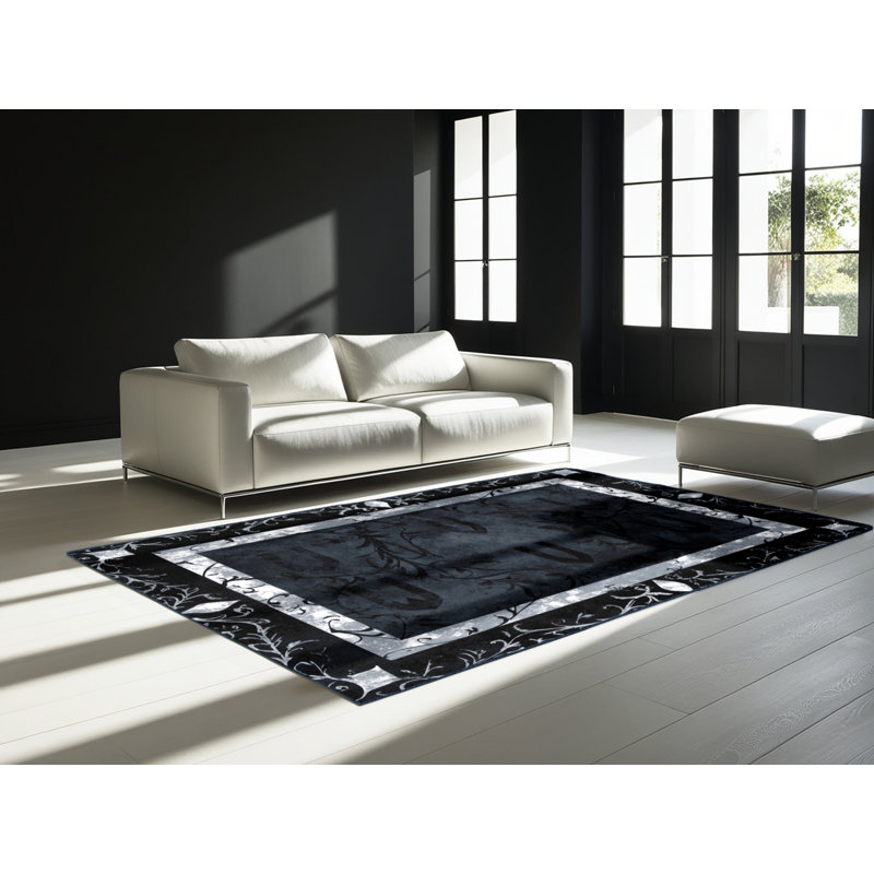 Granite Bloom Rug, Rectangle 8' x 10'