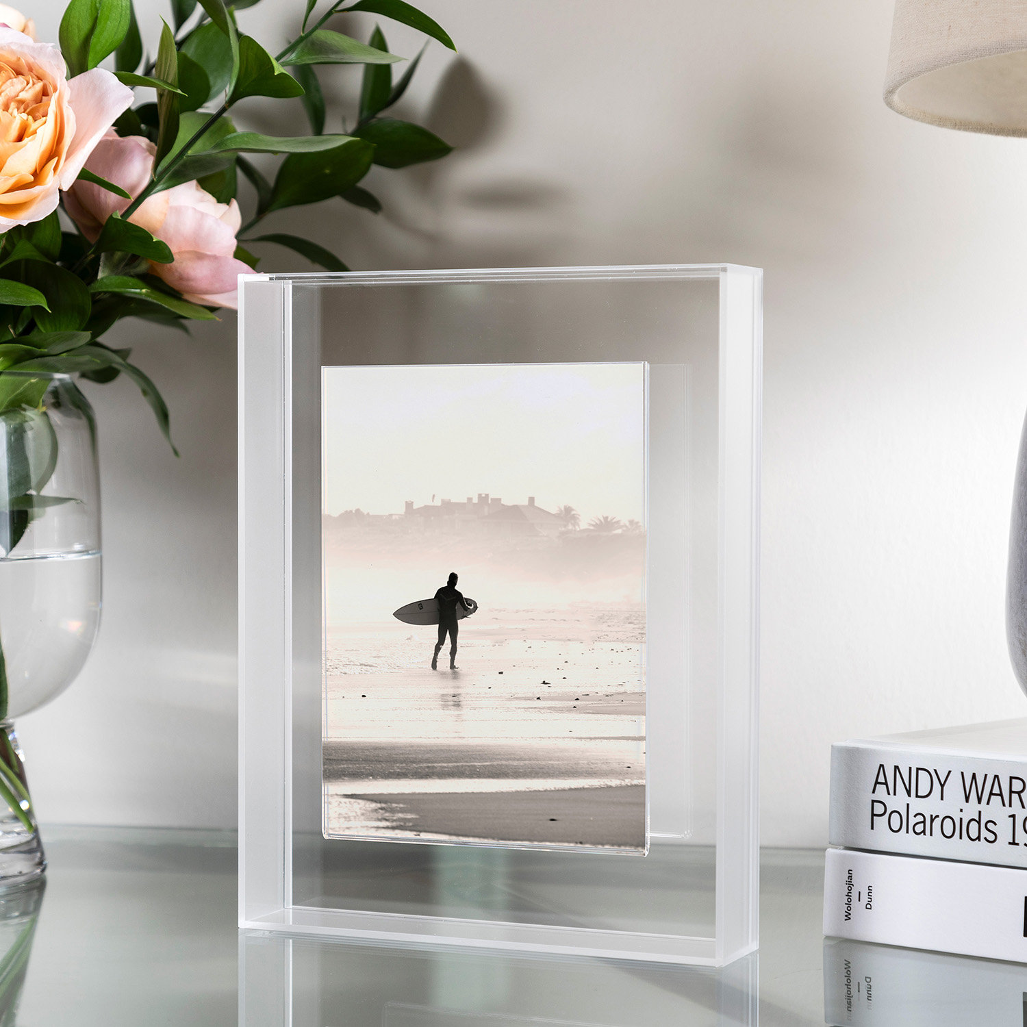 Acrylic Picture Frame, Frost, 8" x 10"