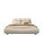 Everly Quinn Upholstered Platform Bed with Fabric Padded Headboard and Pine Wood Base Slats, No Box Spring Needed-1563618052-1560767161