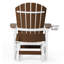 Fauteuil coulissant Benno Adirondack, blanc-130678191