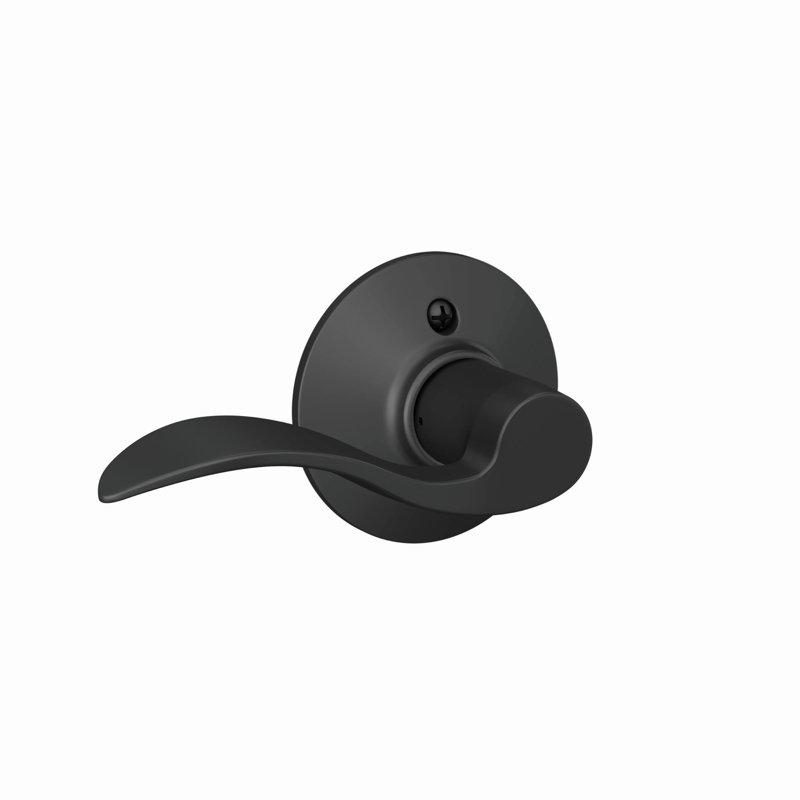 Schlage Single Dummy Door Lever, Matte Black, Left