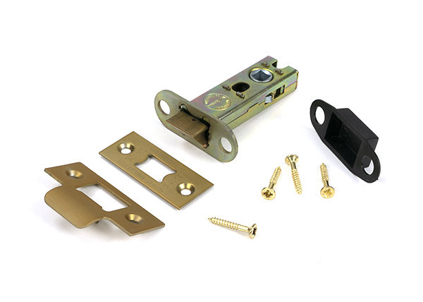 Polished Nickel 3" Heavy Duty Latch, Satin Brass