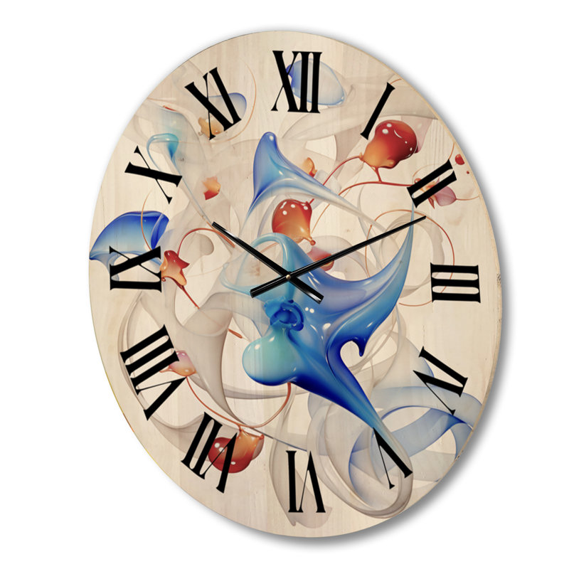 Annaleece Solid Wood Wall Clock, Large