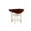 Ensemble de table 5 pièces à hauteur de comptoir avec 2 tablettes inférieures et 4 chaises