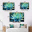 «Green Succulents Majestic Agave II - Succulent», art mural-4265877-4265866