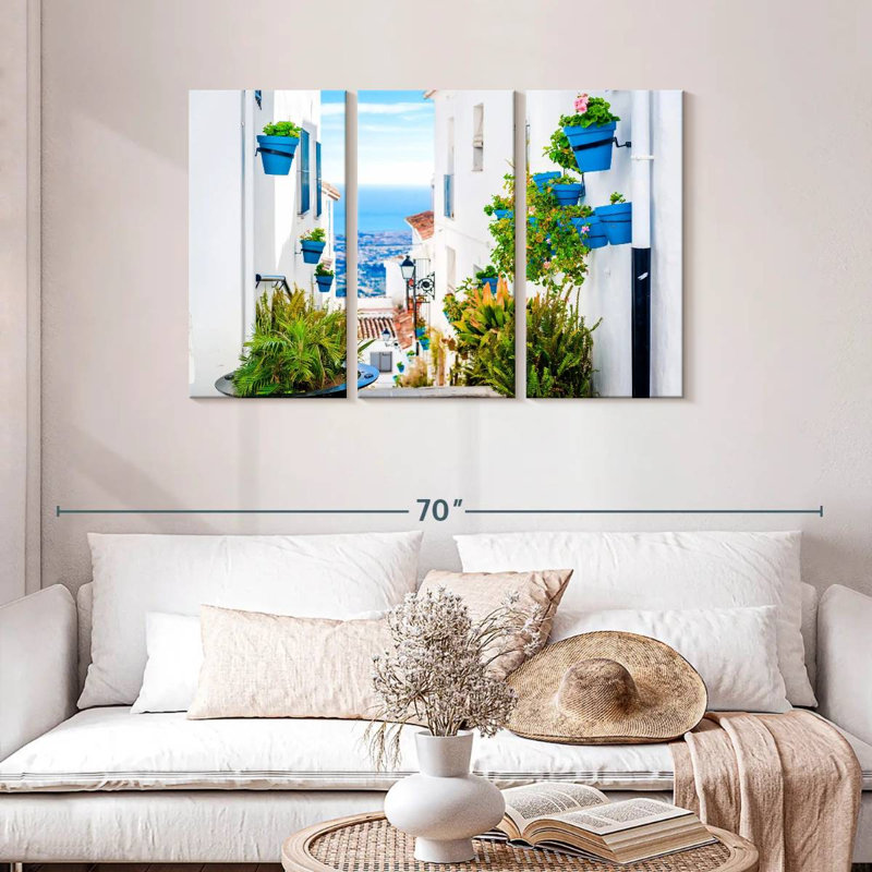 Sireci Picturesque Mijas Street, 28" H x 45" W