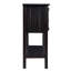Console 48 po en bois massif avec 2 tiroirs, armoires et tablette inférieure, armoire de rangement pour salle à manger de style rétro-63074663