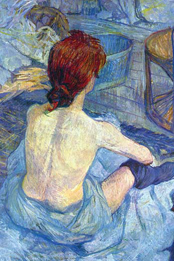 « rousse the toilette » par toulouse-lautrec, reproduction d’art, H 66 po x l 44 po
