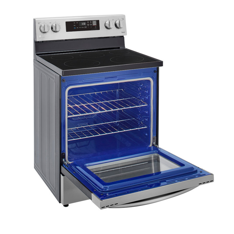 LG Smart Wi-Fi Enabled Electric Range with EasyClean®, Stainless Steel, 6.3 cu. ft.