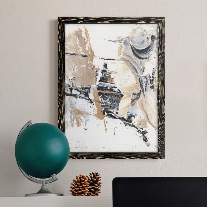 Toile encadrée de qualité supérieure Ruckus III - prête à être accrochée, Érable, H 32 po x l 23 po x P 1 po