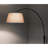 Garris Dark Bronze Arched Floor Lamp