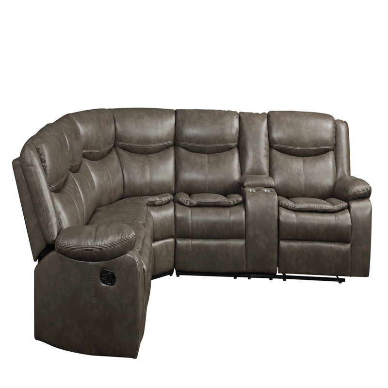 L-shaped Sectional Sofa Couch,reclining Sectional