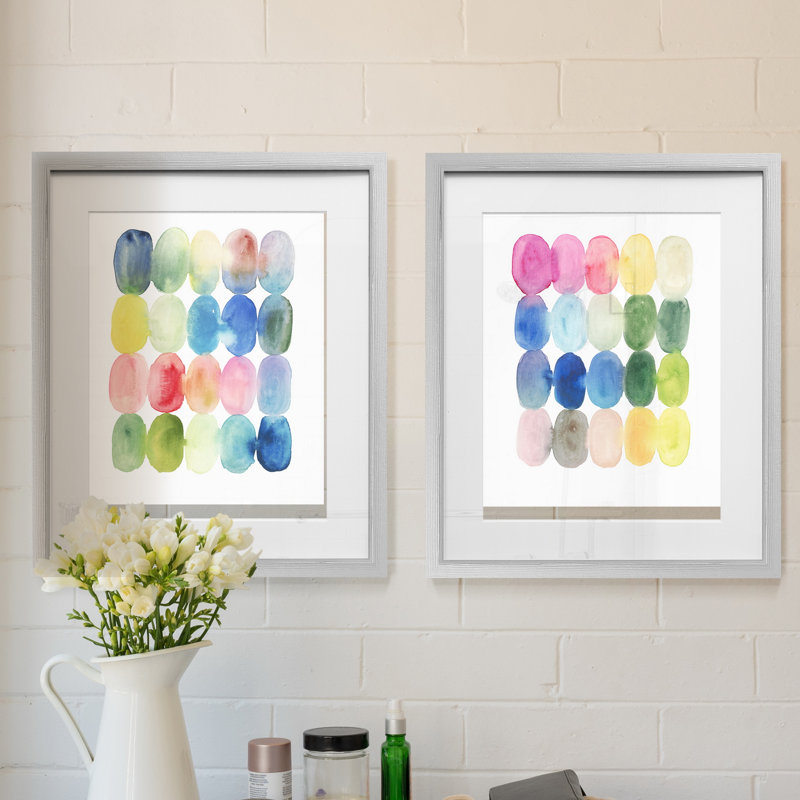 " Colour Melt I-Framed 2 Piece Set - Black " 2 - Pieces