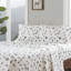 Ensemble de draps 4 pièces très grand format avec arbres et camions 100% flanelle de coton lavable à la machine pour un meilleur ajustement-124961210