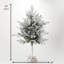 Artificial Flocked Pine Tree in Bag